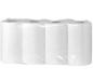 Preview: Toilettenpapier Kleinrollen, 3-lagig, Zellstoff, weiss