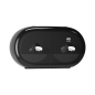 Preview: Tork SmartOne Mini T9 Doppelrollenspender schwarz für Toilettenpapier