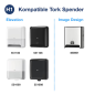 Preview: Tork Papierhandtuchrollen H1 Advanced 2-lagig Recycling weiß