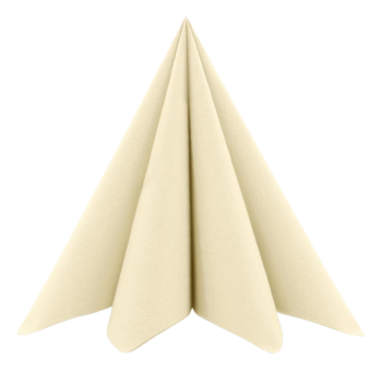 Airlaid Servietten, 1/4 Falz, 40 x 40 cm, champagner