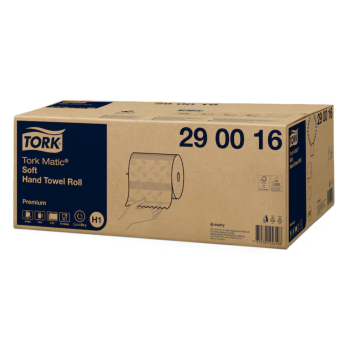 Preview: Tork Papierhandtuchrollen H1 Premium 2-lagig weiß Zellstoff Rolle
