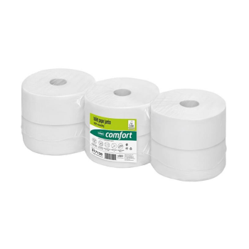 Toilettenpapier Jumborollen Maxi, 2-lagig, Zellstoff, weiss