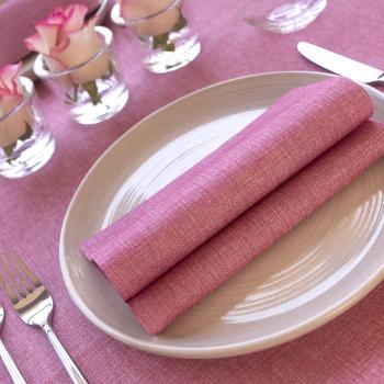 Preview: Airlaid Servietten Bordeaux Decor, 1/4 Falz, 40 x 40 cm,