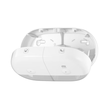 Preview: Tork SmartOne Mini T9 Doppelrollenspender weiß für Toilettenpapier