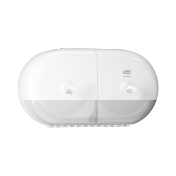 Preview: Tork SmartOne Mini T9 Doppelrollenspender weiß für Toilettenpapier