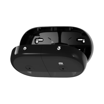 Preview: Tork SmartOne Mini T9 Doppelrollenspender schwarz für Toilettenpapier
