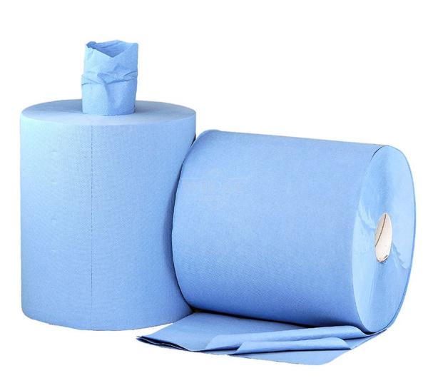 Reinigungsrolle Maxi, 3-lagig, Recycling, blau