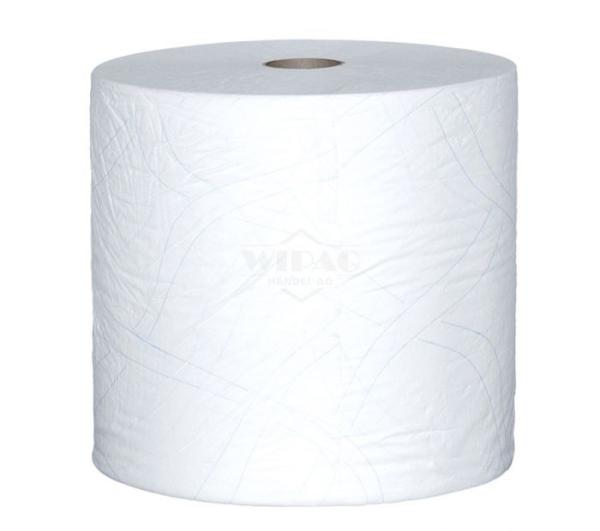 Reinigungsrolle Tork, Big Maxi, W1, Hybrid, 2-lagig, weiss