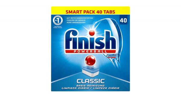 Finish Classic Geschirrspültabs, 40 Stk/Pkt, Ready-to-use