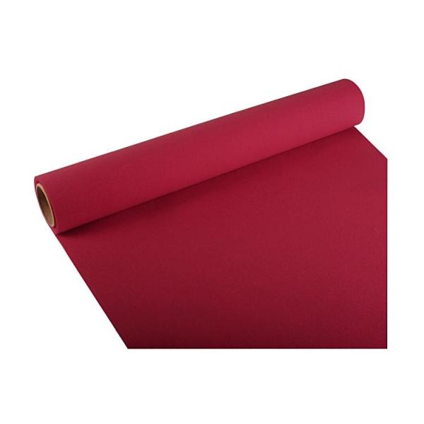 Tischläufer Airlaid, 24 m x 40 cm, bordeaux