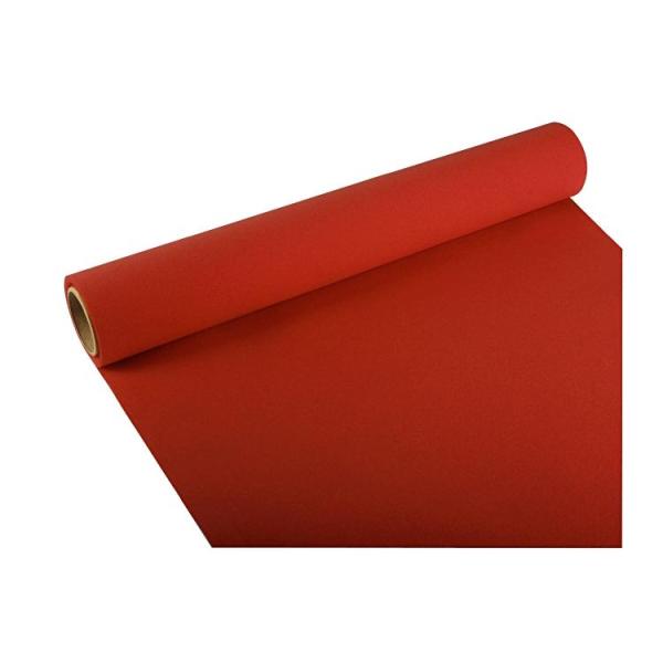 Tischläufer Airlaid, 24 m x 40 cm, rot