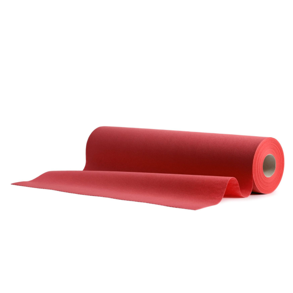 Tischläufer Airlaid, 24 m x 40 cm, rot