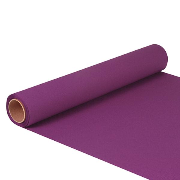 Tischläufer Airlaid, 24 m x 40 cm, lila