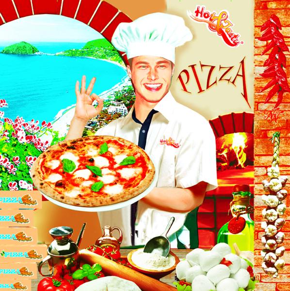 Pizzakarton 32 x 32 x 4 cm