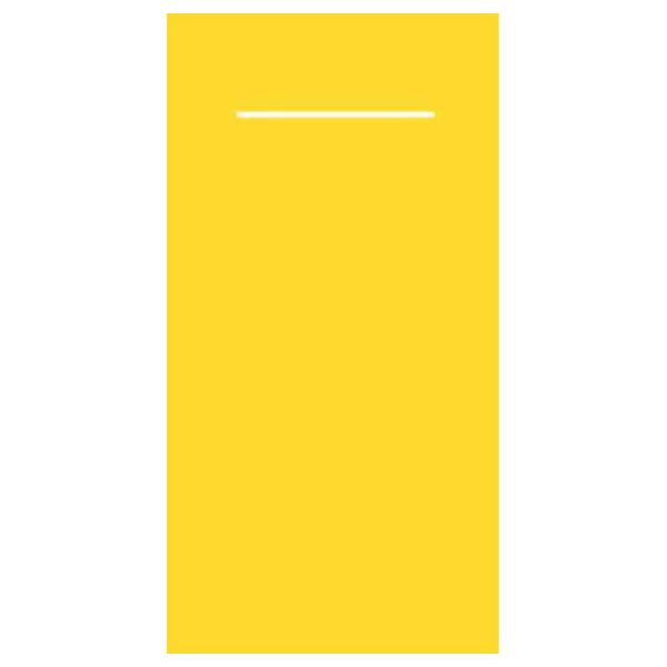 Mank Besteckservietten Airlaid Uni, 1/8 Falz, 40 x 40 cm, gelb