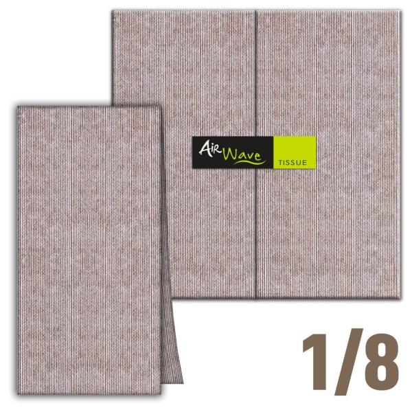 Servietten, Multisoft, Jill Cacao, Airwave, 1/8 Falz, 40 x 40 cm,