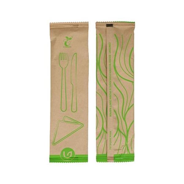 Besteck-Set 3-teilig, Holz gewachst