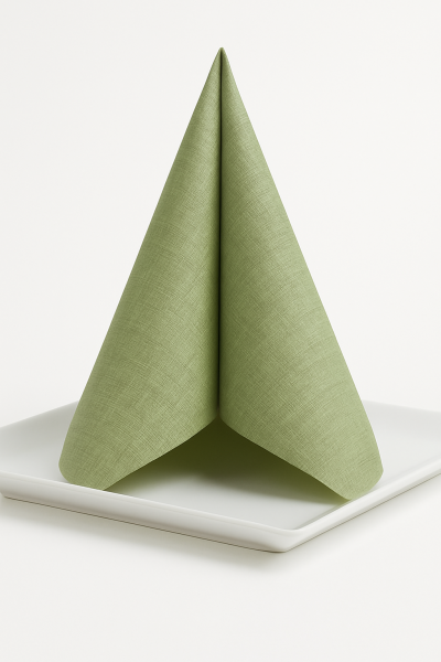 Airlaid Servietten Verde Decor, 1/4 Falz, 40 x 40 cm,