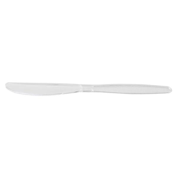 Plastikmesser, transparent, Premium