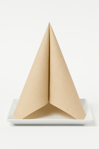 Airlaid Servietten, Avorio Decor, 1/4 Falz, 40 x 40 cm - Palette