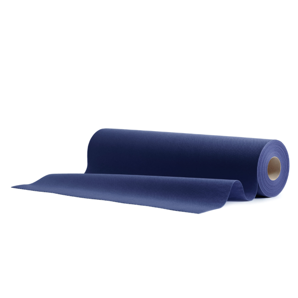 Tischläufer Airlaid, 24 m x 40 cm, blau