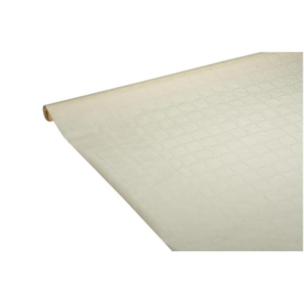 Papiertischtuch, Damast, 1-lagig, vanille