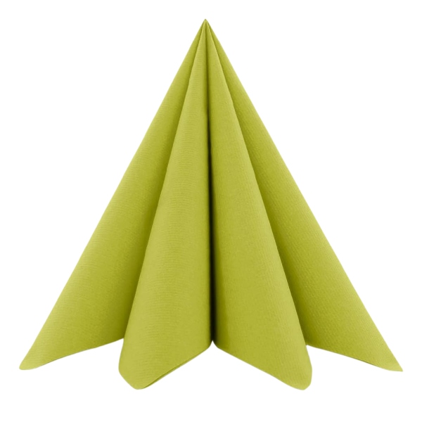 Airlaid Servietten, 1/4 Falz, 40 x 40 cm, kiwi