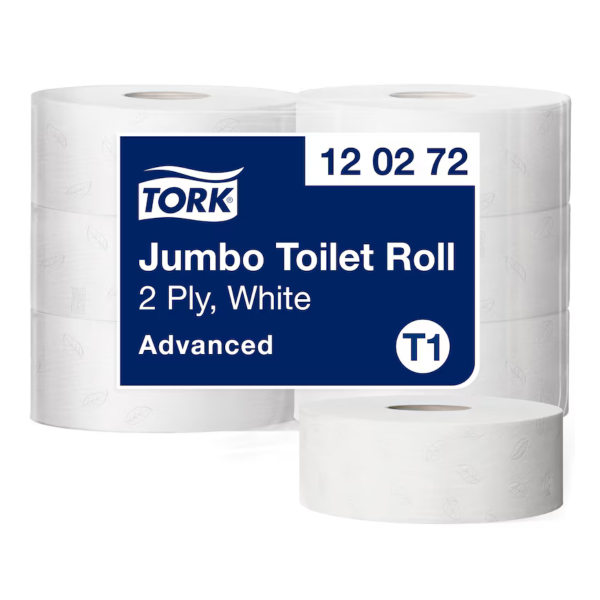 Toilettenpapier Tork Advanced Jumbo T1, 2-lagig, weiss