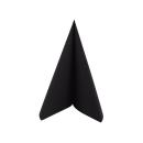 Airlaid Servietten, 1/4 Falz, 40 x 40 cm, schwarz