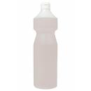 Rundflasche 1L mit Griffmulde neutral